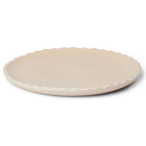 Waves Dinner Plate Latte