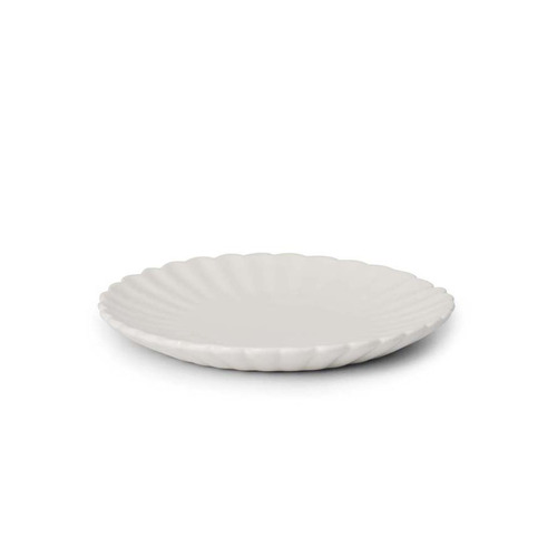 Petals Small Plate Snow